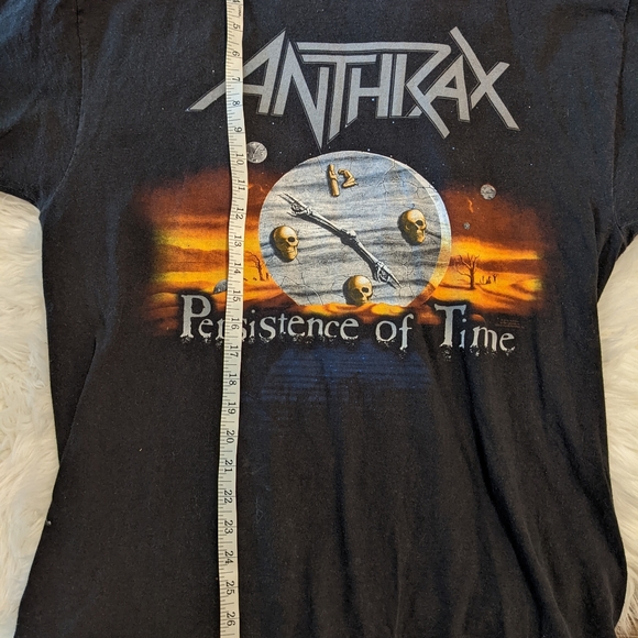 Anthrax - Persistence of Time - Men's Large Tshirt - Picture 6 of 7